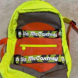 Stella McCartney Neon Yellow Backpack